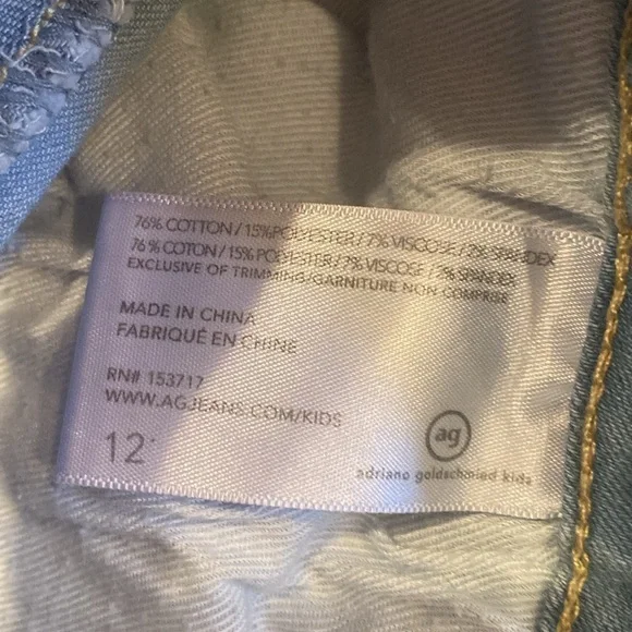 Adriano Goldschmied Kids Blue Skinny Jeans Size 12